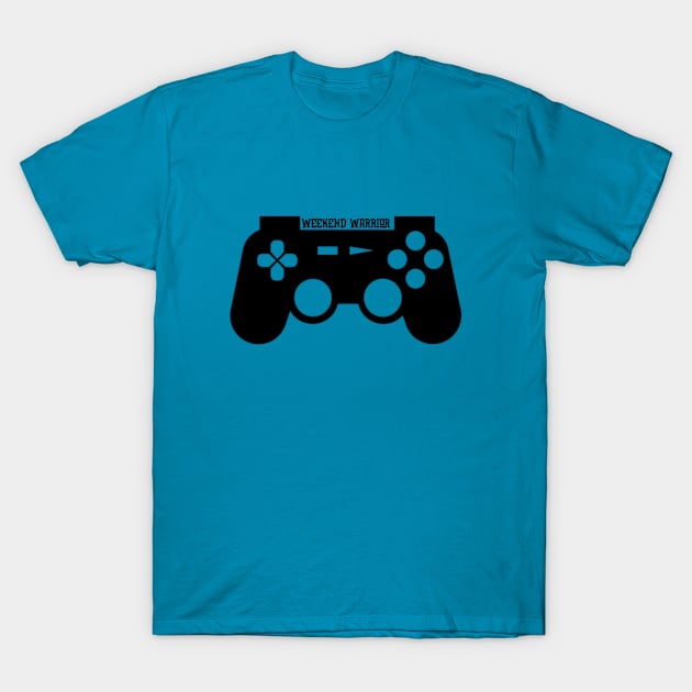 Weekend Warrior Gamer T-Shirt by BeeZeeBazaar